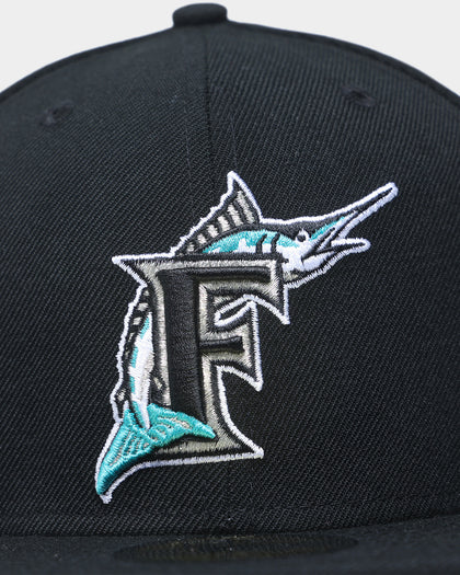 New Era Florida Marlins 'Black World Series' 59FIFTY Fitted Black/Grey