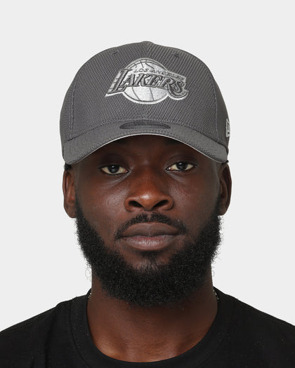 New Era Los Angeles Lakers 'Graphite Grey' 39THIRTY Stretch Fit Black/Grey