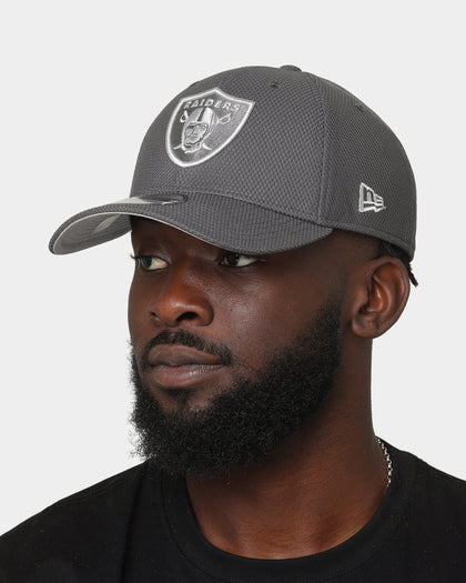 New Era Las Vegas Raiders 'Graphite Grey' 39THIRTY Stretch Fit Black/Grey