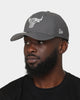 New Era Chicago Bulls 39THIRTY Graphite Mesh Fitted Black/Grey