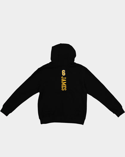 NBA Kids' LeBron James Los Angeles Lakers Top Of The Key Hoodie Black