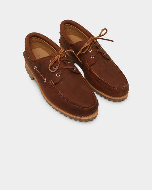 Timberland Authentics 3 Eye Classic Shoes Rust Full Grain