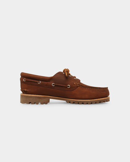 Timberland Authentics 3 Eye Classic Shoes Rust Full Grain
