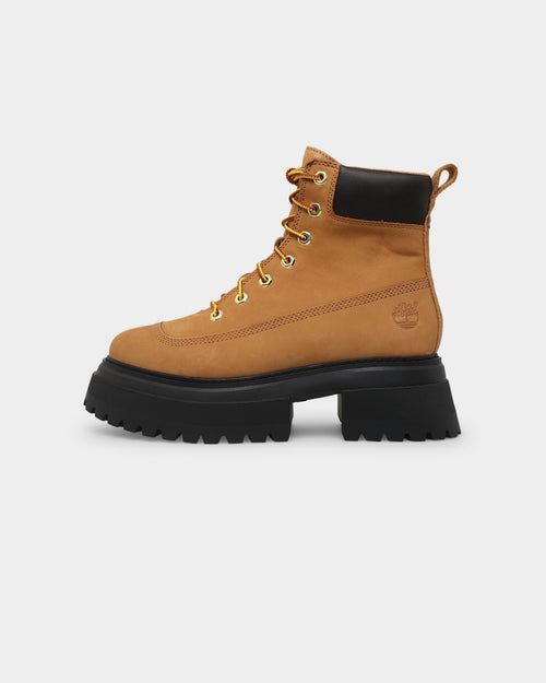 Timberland Women's Sky 6" Lace Up Boots Wheat Nubuck