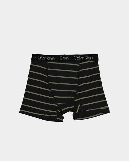 Calvin Klein Kids' Camo Stripe 4 Pack Boxer Brief Multi-Coloured