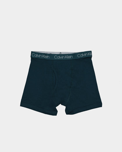 Calvin Klein Kids' Camo Stripe 4 Pack Boxer Brief Multi-Coloured