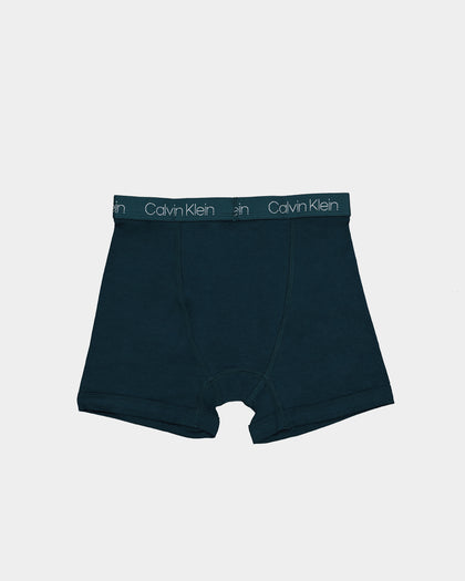 Calvin Klein Kids' Camo Stripe 4 Pack Boxer Brief Multi-Coloured