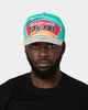 Mitchell & Ness San Antonio Spurs 'Hardwood XL Crop Logo' Pro Crown Snapback Original Team Colours