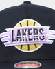 Mitchell & Ness Los Angeles Lakers Wings Classic Red Snapback Black