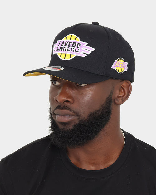 Mitchell & Ness Los Angeles Lakers Wings Classic Red Snapback Black