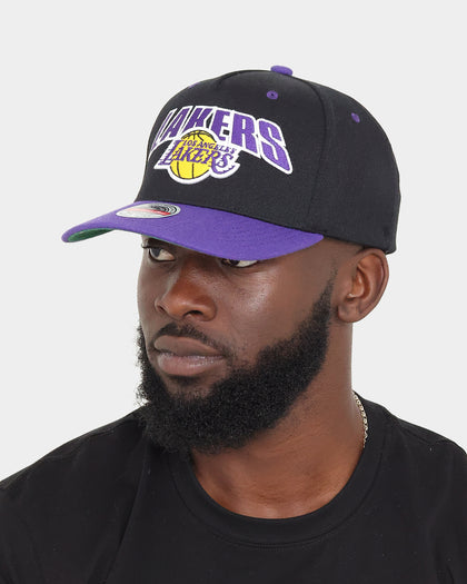 Mitchell & Ness Los Angeles Lakers  'Flashback' Classic Red Snapback Black