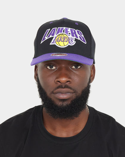 Mitchell & Ness Los Angeles Lakers  'Flashback' Classic Red Snapback Black