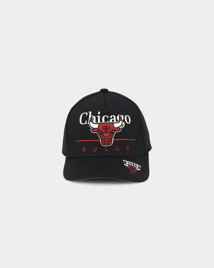 Mitchell & Ness Chicago Bulls 'Underscore' Classic Red Snapback Black
