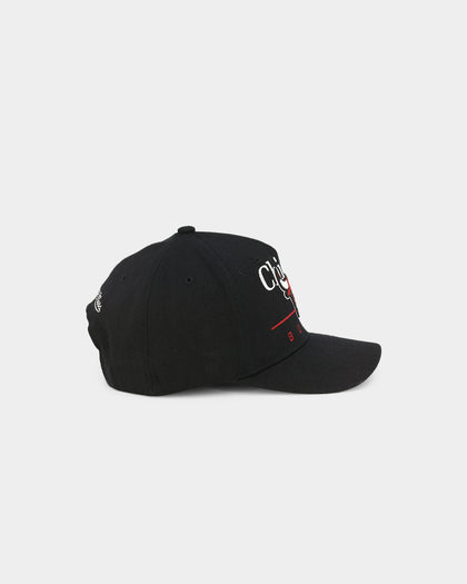 Mitchell & Ness Chicago Bulls 'Underscore' Classic Red Snapback Black