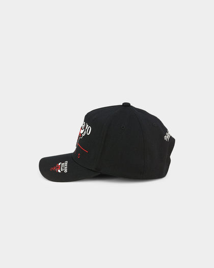 Mitchell & Ness Chicago Bulls 'Underscore' Classic Red Snapback Black