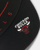 Mitchell & Ness Chicago Bulls 'Underscore' Classic Red Snapback Black