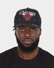 Mitchell & Ness Chicago Bulls 'Underscore' Classic Red Snapback Black