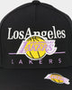 Mitchell & Ness Los Angeles Lakers 'Underscore' Classic Red Snapback Black