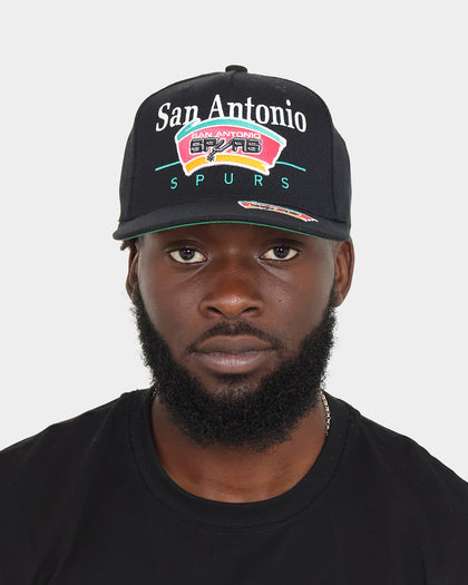 Mitchell & Ness San Antonio Spurs 'Underscore' Classic Red Snapback Black
