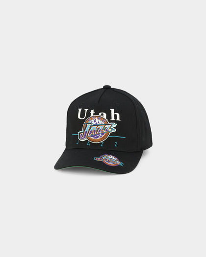 Mitchell & Ness Utah Jazz 'Underscore' Classic Red Snapback Black
