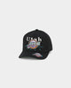 Mitchell & Ness Utah Jazz 'Underscore' Classic Red Snapback Black