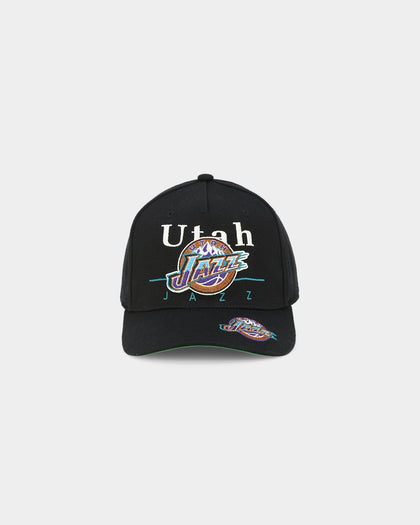 Mitchell & Ness Utah Jazz 'Underscore' Classic Red Snapback Black