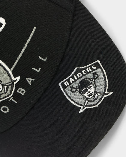 Mitchell & Ness Los Angeles Raiders 'Underscore' Classic Red Snapback Black
