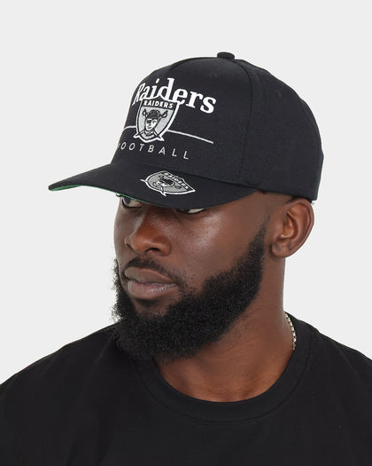 Mitchell & Ness Los Angeles Raiders 'Underscore' Classic Red Snapback Black