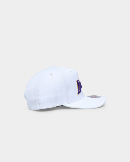 Mitchell & Ness Los Angeles Lakers 'Vintage White' Classic Red Snapback White
