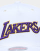 Mitchell & Ness Los Angeles Lakers 'Vintage White' Classic Red Snapback White