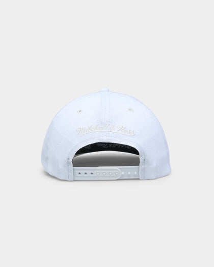 Mitchell & Ness Brooklyn Nets 'Vintage White' Classic Red Snapback White