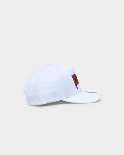Mitchell & Ness Brooklyn Nets 'Vintage White' Classic Red Snapback White