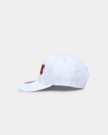 Mitchell & Ness Brooklyn Nets 'Vintage White' Classic Red Snapback White