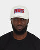 Mitchell & Ness Brooklyn Nets 'Vintage White' Classic Red Snapback White