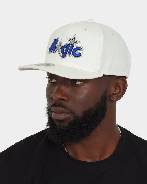 Mitchell & Ness Orlando Magic 'Vintage White' Classic Red Snapback White