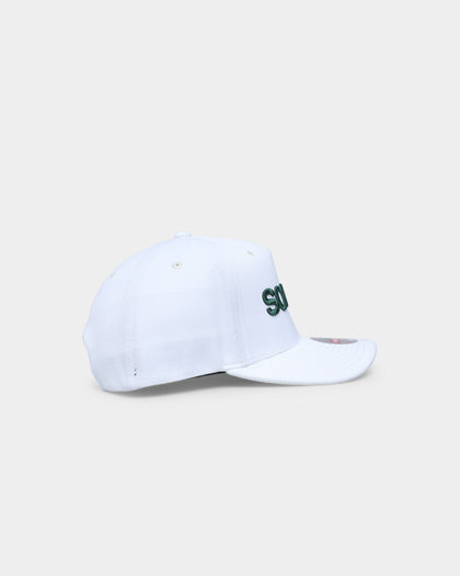 Mitchell & Ness Seattle Supersonics 'Vintage White' Classic Red Snapback White