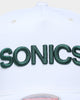 Mitchell & Ness Seattle Supersonics 'Vintage White' Classic Red Snapback White