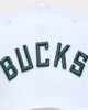 Mitchell & Ness Milwaukee Bucks 'Vintage White' Classic Red Snapback White