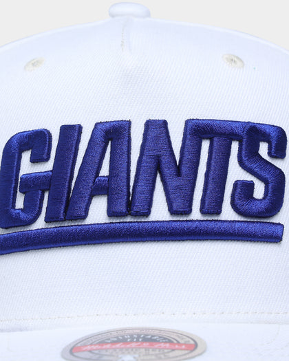 Mitchell & Ness New York Giants 'Vintage White' Classic Red Snapback White