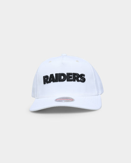 Mitchell & Ness Las Vegas Raiders 'Vintage White' Classic Red Snapback White