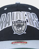 Mitchell & Ness Los Angeles Raiders 'Flashback' Classic Red Snapback Black