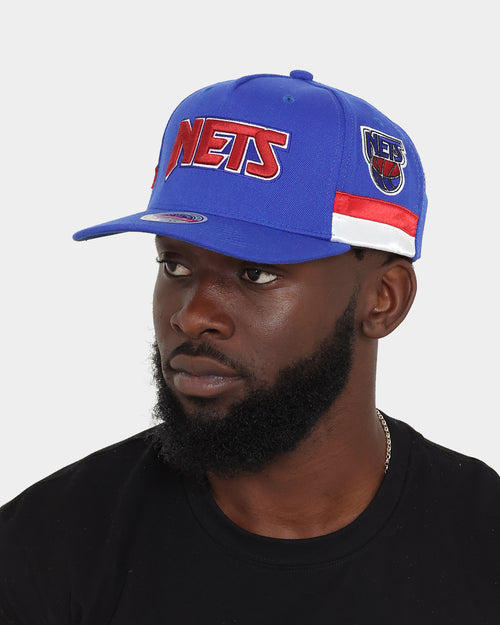 Mitchell & Ness Brooklyn Nets XL Short Hook Classic Red Snapback Royal