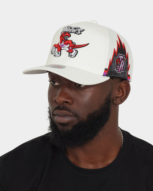 Mitchell & Ness Toronto Raptors XL Short Hook Classic Red Snapback White