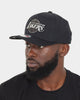 Mitchell & Ness Los Angeles Lakers 'Metallic Charcoal' Classic Red Snapback Black