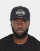 Mitchell & Ness Los Angeles Lakers 'Metallic Charcoal' Classic Red Snapback Black