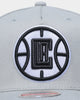Mitchell & Ness Los Angeles Clippers 'Greytones' Classic Red Snapback Grey