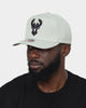 Mitchell & Ness Milwaukee Bucks 'Greytones' Classic Red Snapback Grey