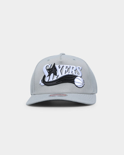 Mitchell & Ness Philadelphia 76ers 'Greytones' Classic Red Snapback Grey