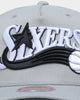 Mitchell & Ness Philadelphia 76ers 'Greytones' Classic Red Snapback Grey