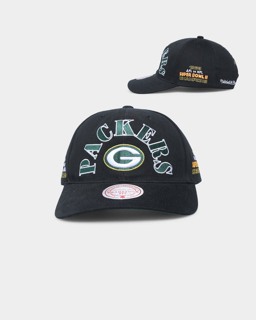 Mitchell & Ness Green Bay Packers Superbowl Winners Deadstock Snapback Black